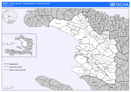 HAITI - Boundaries - Département Artibonite [05] 8 March 2010