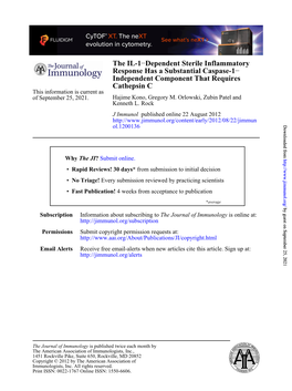 Cathepsin C Independent Component That Requires