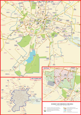 Centrum Linie Podmiejskie Schemat Linii Komunikacji Miejskiej