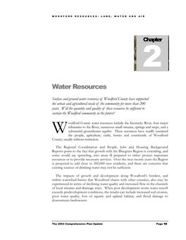 Water Resources