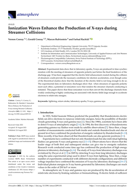 Ionization Waves Enhance the Production of X-Rays During Streamer Collisions