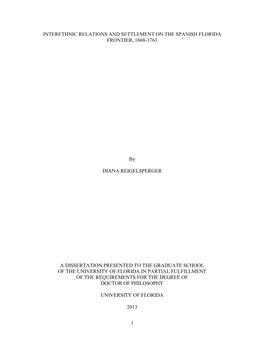 University of Florida Thesis Or Dissertation Formatting