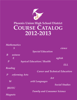 Course Catalog 2012-2013