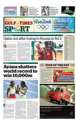 Ayana Shatters World Record to Win 10,000M
