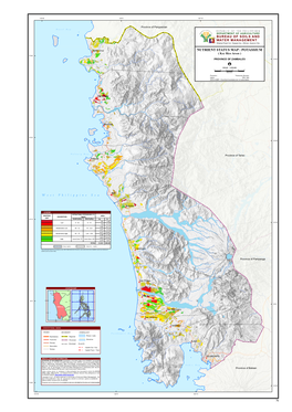 POTASSIUM ( Key Rice Areas ) 15°45' PROVINCE of ZAMBALES 15°45' ° SCALE 1:235,000 0 2 4 6 8 10