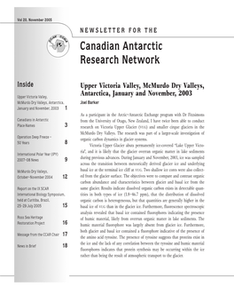 Canadian Antarctic Research Network