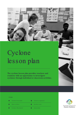 Cyclone Lesson Plan