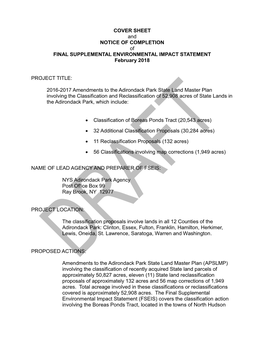 SLMP Final Environmental Impact Statement