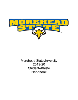 Morehead State University 2019-20 Student-Athlete Handbook
