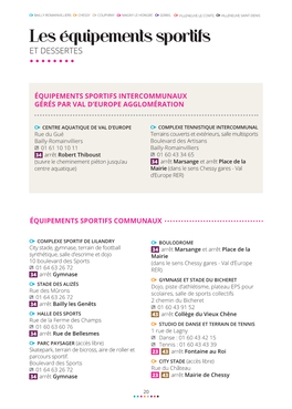 Les Équipements Sportifs ET DESSERTES