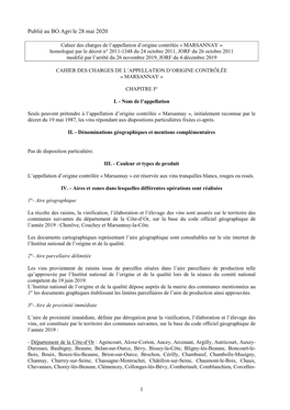 Publié Au BO Agri Le 28 Mai 2020 1