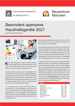 Besonders Sparsame Haushaltsgeräte (Pdf)