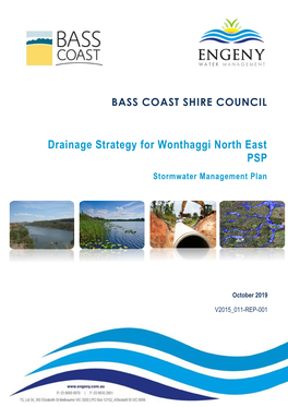 Drainage Strategy for Wonthaggi North East PSP