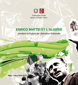 Enrico Mattei Et L ' Algerie