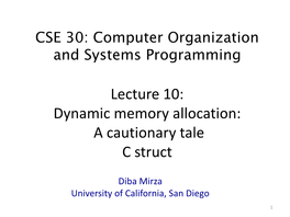 PI Material for CSE 30