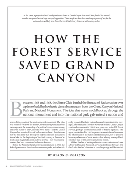 How the Forest Service Saved Grand Canyon