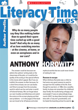 Anthony Anthony Horowitz Horowitz