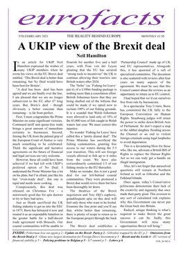 A UKIP View of the Brexit Deal