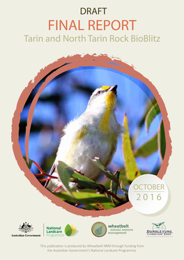 FINAL REPORT Tarin and North Tarin Rock Bioblitz