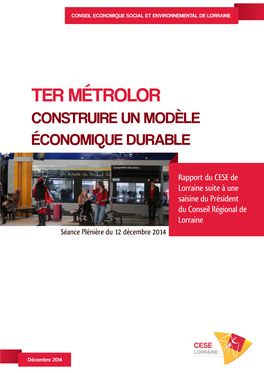 Ter Métrolor Construire Un Modèle Économique Durable