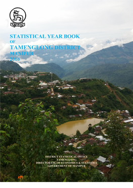 Statistical Year Book of Tamenglong District Manipur 2016