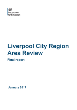 Liverpool City Region Area Review Final Report