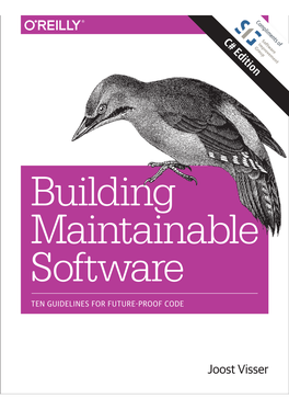 Building Maintainable Software