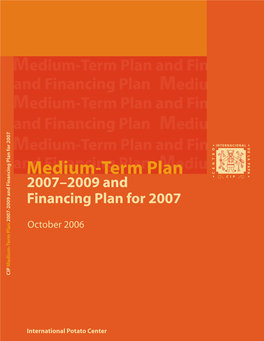 Medium-Term Plan C I P