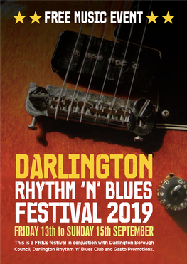 Darlington Rythm and Blues Festival 2019