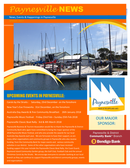 Paynesville NEWS News, Events & Happenings in Paynesville SPRING 2017