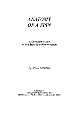 Anatomy of a Spin