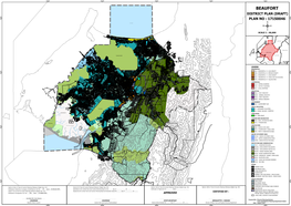Beaufort District Plan (Draft) Plan No : 17150046 - Scale 1 : 90,000