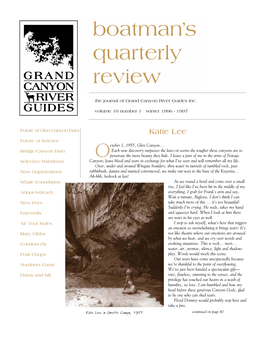 Boatman's Quarterly Review