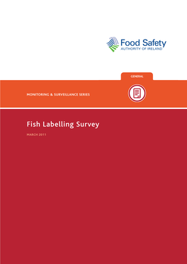 Fish Labelling Survey