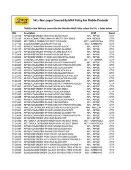 Otterbox MAP Removals 3.17.20