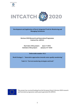 Development and Application of Novel, Integrated Tools for Monitoring and Managing Catchments