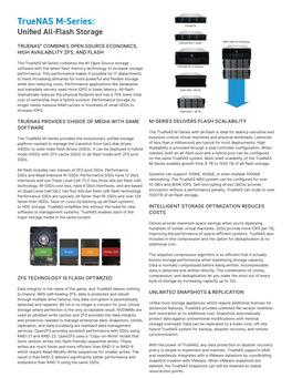 Truenas M-Series: Unified All-Flash Storage