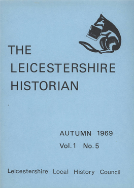 The Leicestershire Historian