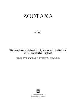 Zootaxa, Empidoidea (Diptera)
