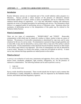 Laboratory Survey Guide