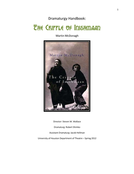 The Cripple of Inishmaan Martin Mcdonagh