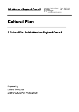 Cultural Plan