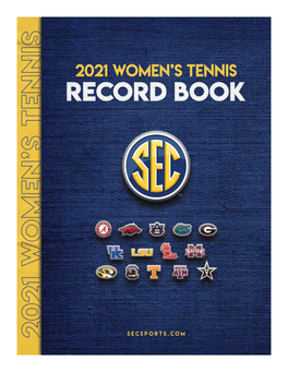 Women's Tennis Record Book.Indd