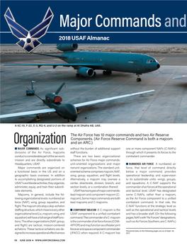 Major Commands and Reserve Components 2018 USAF Almanac