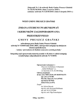 Wójt Gminy Pruszcz Gdański