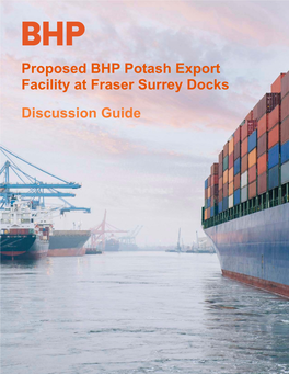 Proposed BHP Potash Export Facility at Fraser Surrey Docks