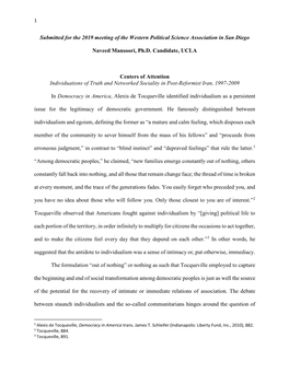 Submitted for the 2019 Meeting of the Western Political Science Association in San Diego