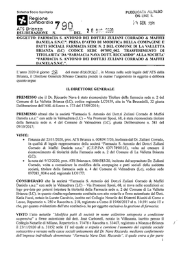 Regione Lombardia Rh SEN. 2071 ATS Brianza '