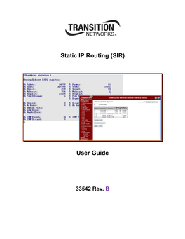 Static IP User Guide