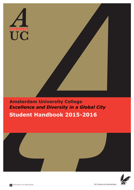 Excellence and Diversity in a Global City Student Handbook 2015-2016